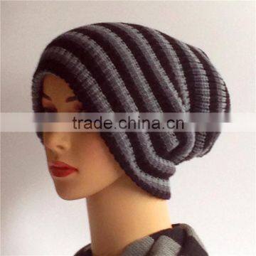 Plain Export Double Layer Pure Color Cheap Winter Warm Hats Factory photo-2