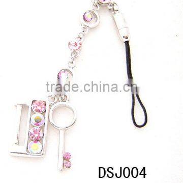 Fashion key chain ,keychain jewelry ,alloy diamond jewely