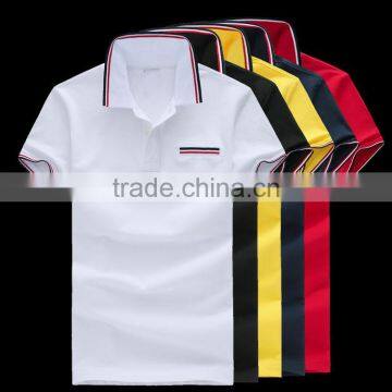 Trade Assurance Combed Cotton Custom High Quality Color Combination Polo Shirt photo-3