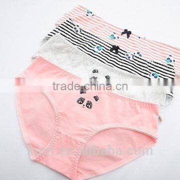 Fashion Pink Cute Panda Printed Panties Teen Girls Lady High Quality Underwear photo-5