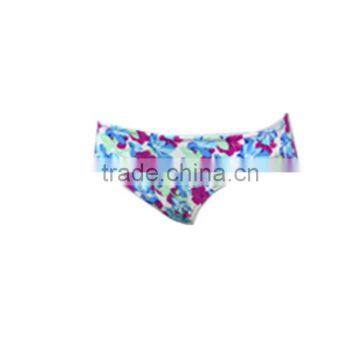Floating Suits Flowers Print Mature Women Erotic Lingerie Bikini Swimming Wear