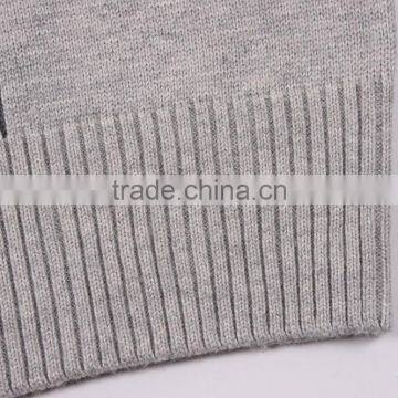 High Quality Plain Grey V Shape Sweater photo-4