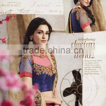 Delectable Pink Color Combination Saree With Embroidery Bordered Work Season In Style Designer Sarees photo-2