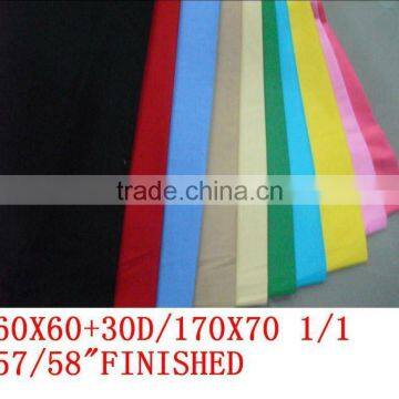 COTTON SPANDEX POPLIN 60X60+30D/170X70 1/1 57/58" FINISHED COTTON POPLIN SPANDEX