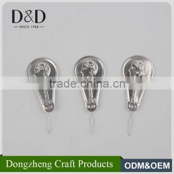 Hot Selling Silver Tone Pattern Carved Bow Wire Easy Needle Threader photo-2
