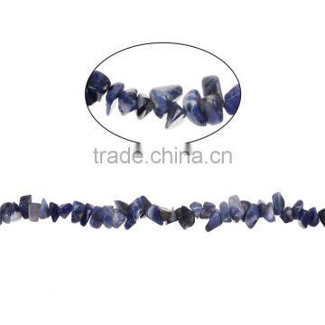 Stone Gemstone Loose Beads Irregular Blue