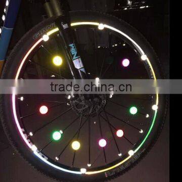 glow in the dark wholes sale Bicycle wheels reflectors