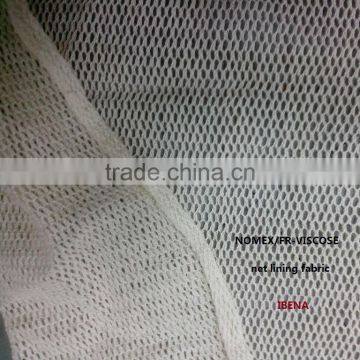 Nomex/FR-viscose mesh lining fabric