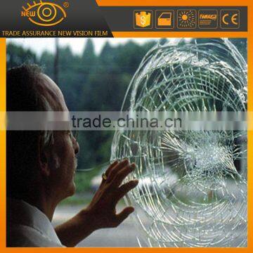 Professional Manufacturer 6mil Transparent Glass Window Safety Film for Bank School photo-3