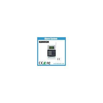 Home alarm system wth LCD display