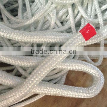 professional manufacturer fiber glass braided round rope for thermal insulation