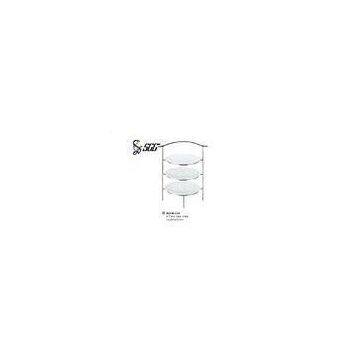 Hotel And Restaurant Afternoon Tea Tableware / Wedding Cake Display Stand Stainless Steel 304