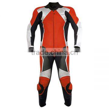 Ladies Leather Motorcycle One Piece Racing Suits