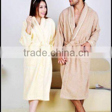 Cotton Custom size bathrobe cotton robes for adults terry cotton sleepwear