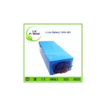 48v 10ah e-bike lithium battery pack