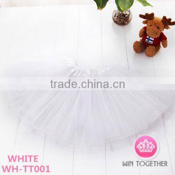 ballet tutu skirt white tutu skirt costumes 3 layers child tutus mini skirt