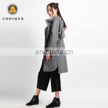 Golden Supplier Low Price Ladies Long Fashion Coat