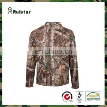 Mens Hunting 1/4 zip Camo Light Weight Pull Over