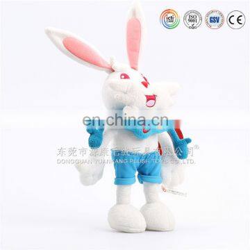 OEM Sitting Long Ears Brown Soft Plush Rabbit Toy With Bag photo-2