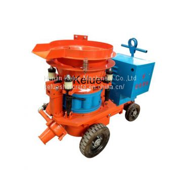 Low rebound rate air driven concrete gunite machine