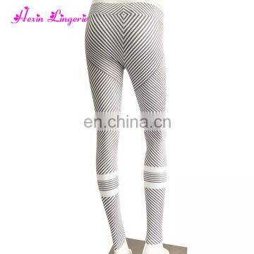 Hot Sale Stripes Flora Track Pants Active Girls Legging Outfits photo-4