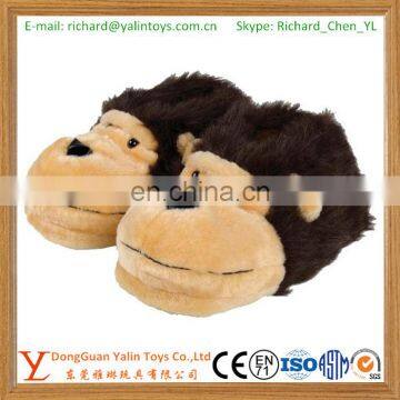 Mens Slippers Soft Warm Fluffy Monkey Face Slippers