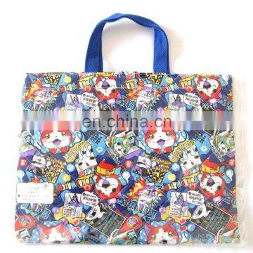 100%cotton cartoon cat shopping bag for childen