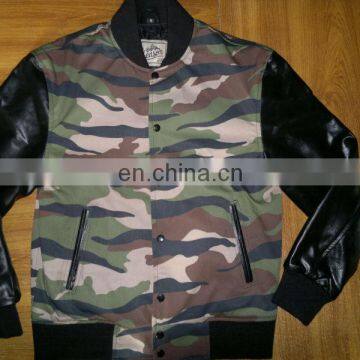 Tyga Camo Letterman Jacket