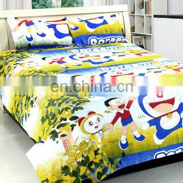 100% Cotton Double Bedsheet With Two Pillow Cover