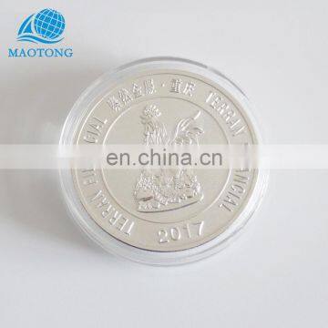 2017 China supply professional cheap custom ag 999 rare silver coins