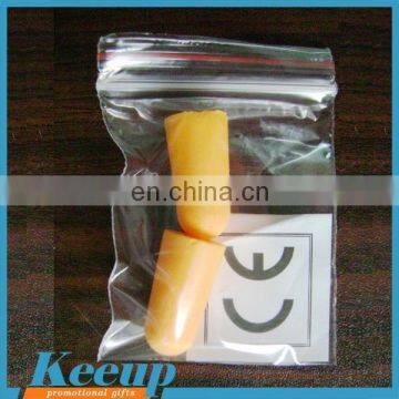 Customized bullet shaped pu foam disposable ear plugs wholesale