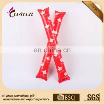 New design eco printed inflatable team cheering stick wholesales manufacturer