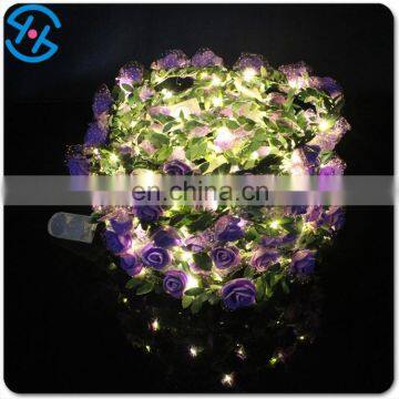 Popular product LED lighting up Crown Rose Flower