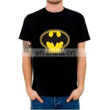 voice activated led flashig t shirt batman