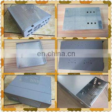 Custom made enclosure profile sheet metal fabrication fiber optical chassis boxes.