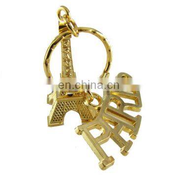 Eiffel Tower Paris Souvenir Medal Pendant Key Chain