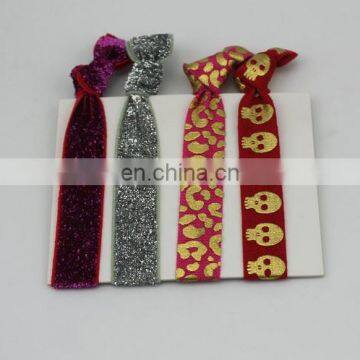 Customize logo elastic hair ties with paper card set