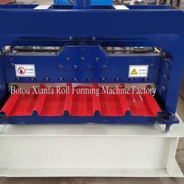 Самая экономичная машина для катаной обработки алюминиевых кровельных рулонных листов трапецеидальной формы photo-3