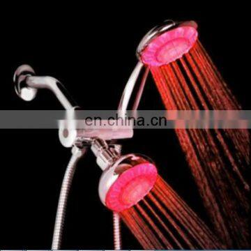 Round Shape LED Color Changing 3-way 2 in 1 Shower Combo photo-4