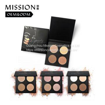 Makeup Powder Highlighter Palette With Your Brand