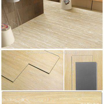 plastic flooring sheet tiles slotted click lock 4.0mm thickness 0.15mm wear layer