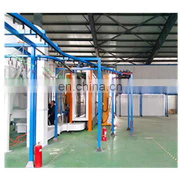 Automatic powder coating booth for aluminium profiles 69