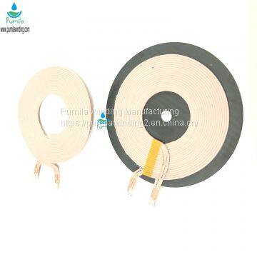Silk-covered wireless charger coil 24.5*10.8mm smart watch tx coil for samsung gear