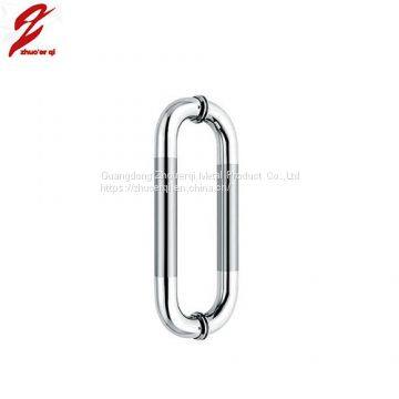 Furniture hardware glass door handle stainless steel handle