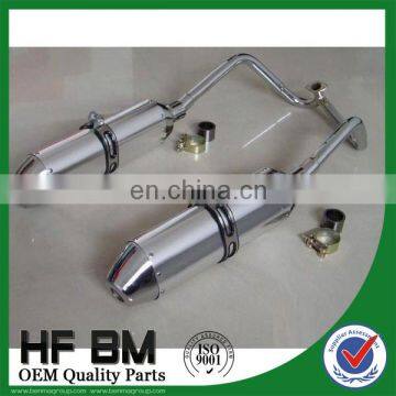 high performance 250cc, 400cc exhaust muffler off-rord bike, aluminium alloy exhaust silencer motorcycle