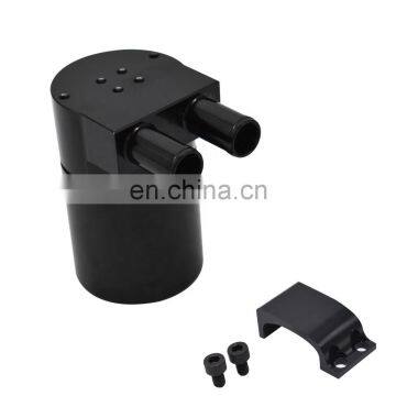 Billet Aluminum Oil Catch Can Tank Bottle Baffled for BMW N54 335i 535i OT1301BLACK photo-3