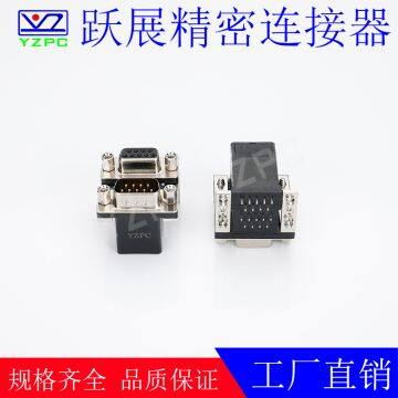 Double 9m-9F gold flash connector L=19.05/15.88 with fork
