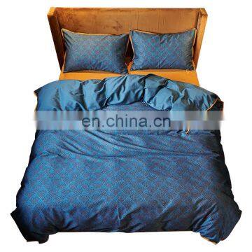 RAWHOUSE Nordic Solid Color Hotel 60s Bedding Set Luxury Cotton 100% Printing Comforter Bed Sheet Bedding Set photo-7