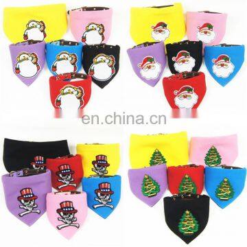 Multiple Colors Plain Dog Bandanas Custom Print Logo photo-4