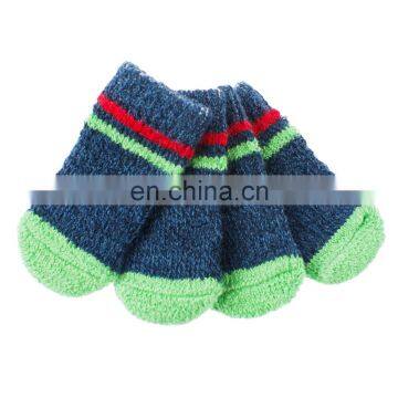 Wholesale Newest Pet Socks Knitted Comfortable Anti-Slip Fleece Dog Socks